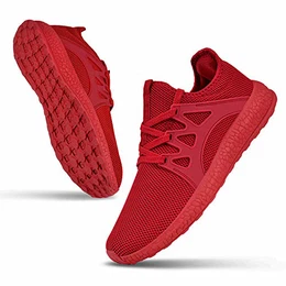 Herren Damen Sneaker Running Laufschuhe Sportschuhe rutschfeste Sneaker Grau 39 EU