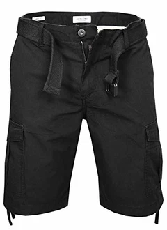 JACK & JONES Herren Cargo Shorts Schwarz JACK & JONES Herren Cargo Shorts Schwarz