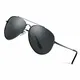 Avoalre Sonnenbrille Herren Polarisiert Pilotenbrille, 2020 Trend Polarisierte Sonnenbrille Herren (schwarz/dunkel grau) Fliegerbrille Männer 100% 400 UV Schutz