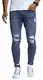 Leif Nelson Herren Hose Jeans Stretch Jeanshose Chino Cargo Hose Jogger Freizeithose Denim Slim Fit LN9145BL; W32L32, Blau
