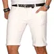 Indicode Herren Sommer Jeans Shorts Kurze Hose Sommerhose Short Bermuda B556a [B556a-Offwhite-Gr.M]