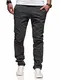 Rello & Reese Herren Chino Regular Chinohose mit Elasthananteil Stretch Hose R-3269 [Dunkelgrau, W32/L32]