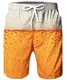 TUONROAD Badehose Bier Lustige 3D Badehose für Herren Schnelltrocknend Freizeit Shorts Bademode Badeshorts M