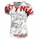 Rusty Neal Herren V-Neck Strass Vintage T-Shirt Kurzarm Slim Fit Design Fashion Top Print Strass Shirt 15162, Farbe:Weiß, Größe:M