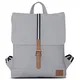 Johnny Urban Rucksack Damen Grau Lea Daypack aus Baumwoll Canvas - Hochwertiger Unisex Damen & Herren Tagesrucksack Klein für Uni Büro & Alltag - Wasserabweisend & mit Laptopfach