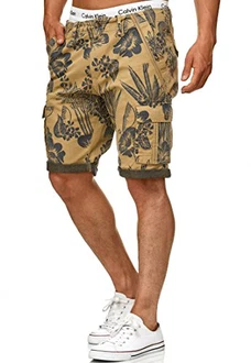 Indicode Herren Albert Cargo Shorts Hawaii Indicode Herren Albert Cargo Shorts Hawaii
