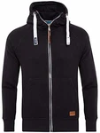 Yazubi Herren Kapuzenjacke Jacob Schwarz (2R194008)