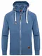 Yazubi Herren Hoodie Jacob - Übergangsjacke Blaue Sweatshirtjacke mit Kapuze - Jacken Kapuzenpullover Maenner, Blau (Bijou Blue 2R183921), M