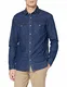 SELECTED HOMME Herren SLHSLIMNED-Smith Shirt LS W NOOS Jeanshemd, Blau (Dark Blue Dark Blue), Medium