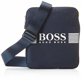 Herren Pixel_s Zip Env Schultertasche, Blau (Navy 411), 1x23.5x19.5 cm