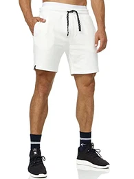 Herren Aldrich Sweatshorts mit Kordelzug Herrenshorts Sportshorts für Männer Offwhite M