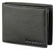 Bugatti Lima Geldbörse Herren Leder – Portemonnaie Herren Querformat Schwarz – Geldbeutel Portmonee Wallet Brieftasche Männer Portmonaise