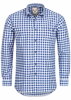 Stockerpoint Trachtenhemd OC-Franzl Modern Fit Blau