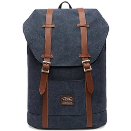 Rucksack Damen Herren Vintage Reiserucksack für 14 Notebook Lässiger Daypacks Schultaschen