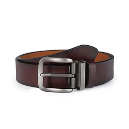 Gürtel Herren Ledergürtel Leder Jeansguertel Herrengürtel Entfernbar Schnalle Einstellbar 110-180cm (160cm, Braun)