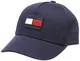 Tommy Hilfiger Unisex Big Flag Baseball Cap, Blau (Tommy Navy 413), Medium (Herstellergröße: S-M)