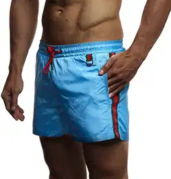 Herren Sommer Badehosen Badeshorts Schwimmhose Schwimmshorts Beachshorts Strand Shorts Kurze Hosen Freizeithosen Jogginghose Cargo Hose Bermuda Chino FBA-9230; Small; Türkis