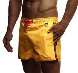 Herren Sommer Badehosen Badeshorts Schwimmhose Schwimmshorts Beachshorts Strand Shorts Kurze Hosen Freizeithosen Jogginghose Cargo Hose Bermuda Chino LN9230; Large; Gelb