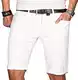 A. Salvarini Herren Designer Jeans Short Kurze Hose Slim Sommer Shorts Bermuda [AS-107-W32]