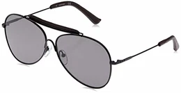 CK18100S Sonnenbrille 1 Aviator 60, Schwarz