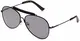 Calvin Klein CK18100S Sonnenbrille 1 Aviator 60, Schwarz