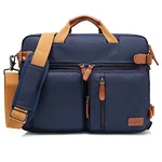 CoolBELL umwandelbar Aktentasche Messenger Bag Umhängetasche Laptop Tasche Business Backpack Multifunktions Reise Rucksack Blau