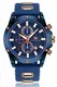 FOVICN Herren Uhr Analog Quarz mit Silikon Armband 089G-B