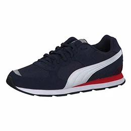 Unisex Vista Sneaker, Peacoat White-Red, 37.5 EU
