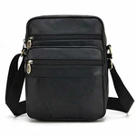 Realmark Umhängetasche Herren Messenger Business Schwarz