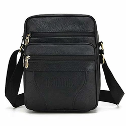 Realmark Umhängetasche Herren Messenger Business Schwarz