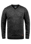 Blend Dansel Herren Strickpullover Mit V-Ausschnitt Black