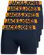JACK & JONES Herren 5er Pack Boxershorts Mix Unterwäsche Mehrpack,5er Pack Navy,M