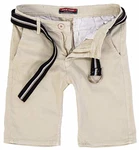 Rock Creek Herren Chino Shorts Hose RC-2133 Beige