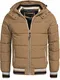 Indicode Herren Marlon Steppjacke in Daunenjacken-Optik mit Abnehmbarer Kapuze   warme Winterjacke gefütterte Übergangsjacke Regenjacke mit 6 Taschen Jacke für Männer Cub M
