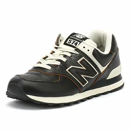 Herren 574v2 Sneaker, Schwarz (Black Black), 43 EU