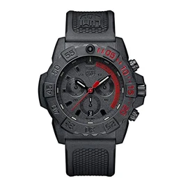 - Navy SEAL XS.3581.EY - Herrenuhr 45mm - Taucheruhr in Schwarz mit Datumsanzeige Chronograph - 200m Wasserdicht - Herren Uhr - Hergestellt in der Schweiz