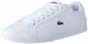 Lacoste Herren Graduate BL 1 SMA Sneaker, Weiß (White/White), 43 EU