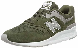 Herren 997H Core Sneaker, Grün (Dark Covert Green/Silver), 40.5 EU