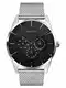 s.Oliver Herren Multi Zifferblatt Quarz Armbanduhr mit Edelstahlarmband SO-3574-MM