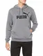 PUMA Herren ESS Hoody TR Big Logo Sweatshirt, Medium Gray Heather, 17-22