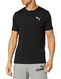 Herren, Active Tee T-shirt, Schwarz, M