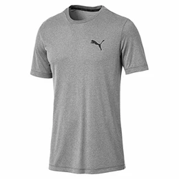 Herren Active Tee T shirt, Medium Gray Heather, M EU