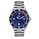 Ice-Watch - ICE steel Blue silver - Blaue Herren/Unisexuhr mit Metallarmband - 015771 (Medium)