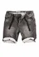 riverso Herren Jeans Shorts RIVFred Kurze Hose Sommer Bermuda Stretch Sweathose Baumwolle Schwarz Grau Blau Dunkelblau w30 - w42, Größe:W 33, Farbe:Black Denim (24000)