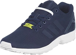 ZX Flux Unisex-Erwachsene Laufschuhe, Blau (New Navy/New Navy/Running White), 43 1/3 EU