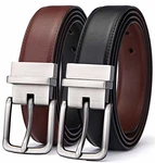 BULLIANT Gürtel Herren Automatikschließe Schwarz/Braun (073)
