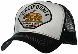 Herren Trucker Cap »California« Sportlich Colorblocking Stickerei Casualmode Schnalle Trucker Cap California