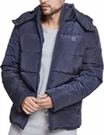 Urban Classics Hooded Puffer Jacket (1-St) Navy