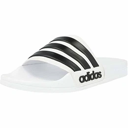 AQ1702 Cloudfoam Adilette Unisex Badeschuh aus Eva-Material Laufsohle, Groesse 36 2/3, weiß
