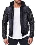 Cipo & Baxx Herren Jeans Jacke Schwarz